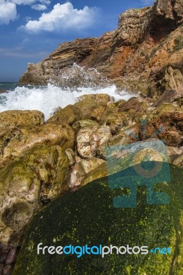 Coastal Algarve Region Near Sagres, Portugal Stock Photo