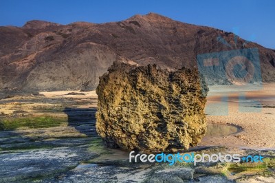 Coastline Area Of Sagres, Portugal Stock Photo Coastline Area Of Sagres, Portugal Stock Photo