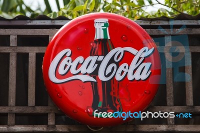 Coca-cola Shield Stock Photo