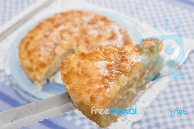 Coconut Crumble Cake Stock Photo Coconut Crumble Cake Stock Photo