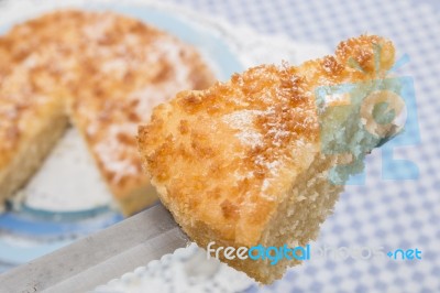 Coconut Crumble Cake Stock Photo Coconut Crumble Cake Stock Photo