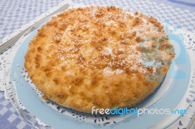 Coconut Crumble Cake Stock Photo Coconut Crumble Cake Stock Photo