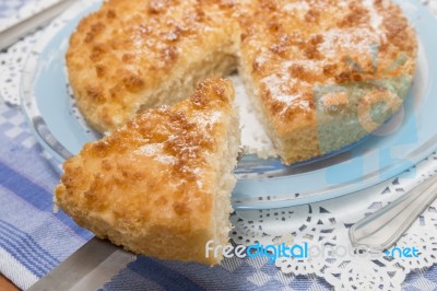 Coconut Crumble Cake Stock Photo Coconut Crumble Cake Stock Photo