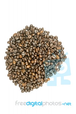 Coffee Beans Isolated On White Stock Photo Coffee Beans Isolated On White Stock Photo