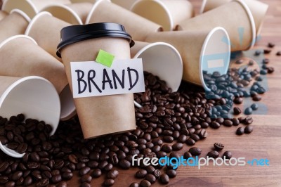 Coffee Branding Stock Photo