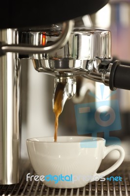 Coffee Machine Stock Photo