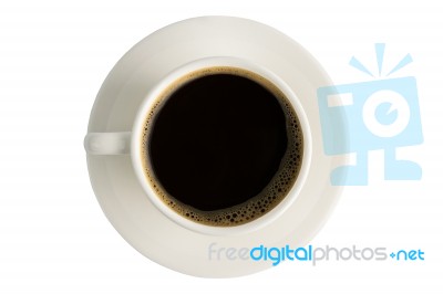 Coffee On Isolate Background Stock Photo