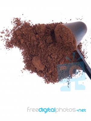 Coffee Powder Stock Photo