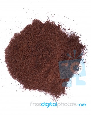 Coffee Powder Stock Photo