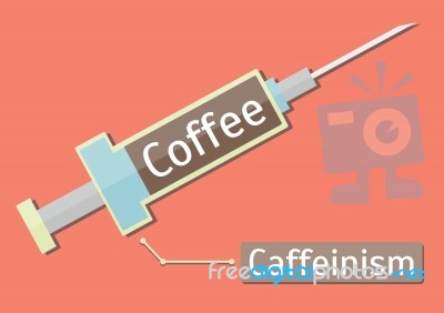 Coffee Syringe Stock Image