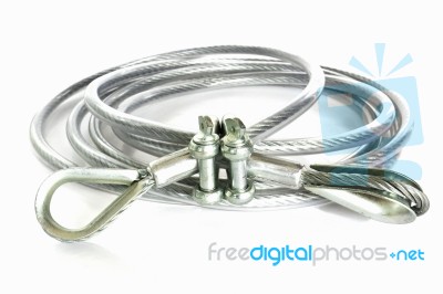 Coiled Rope Sling Stock Photo