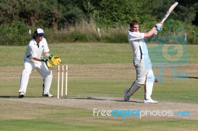 Coleman's Hatch, Sussex/uk - June 27 :village Cricket Being Play… Stock Photo