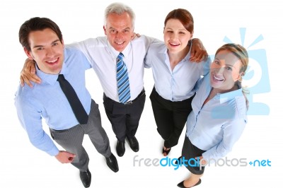 Colleagues Working Together Stock Photo