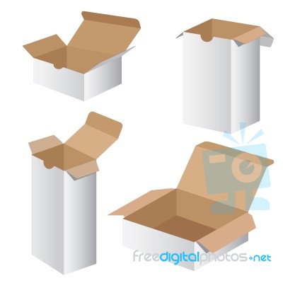 Collection Box Packaging Design. Packaging Box Stock Image
