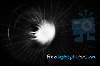 Colliding Planets Background Stock Photo