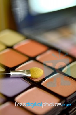 Collors Make Up Cosmetic Stock Photo
