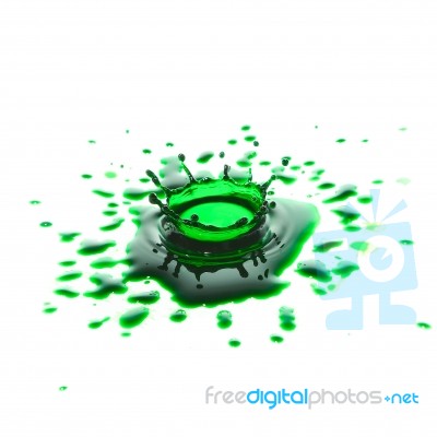 Color Splashing Stock Photo