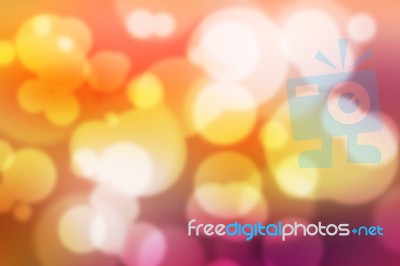 Colorful Bokeh Background (colorful Blurred Wallpaper) Stock Photo