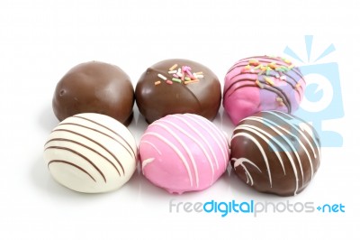 Colorful Donuts Stock Photo