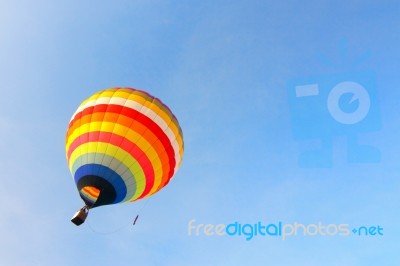 Colorful Hot Air Balloon Stock Photo