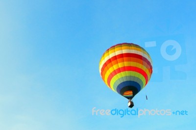 Colorful Hot Air Balloon Stock Photo