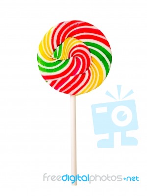 Colorful Lollipop Stock Photo