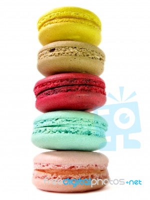 Colorful Macaroons  Stock Photo