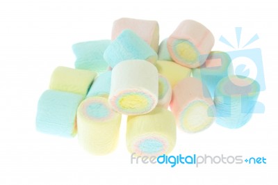 Colorful Marshmallow Stock Photo