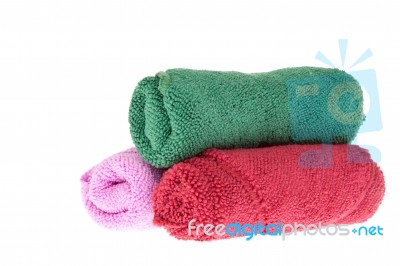 Colorful Towels Stock Photo