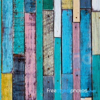 Colorful Wood Stock Photo