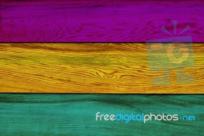 Colorful Wooden Plank Texture Stock Photo