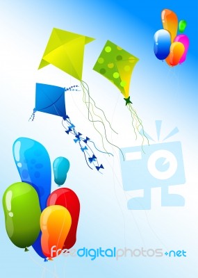 Colourful Balloons Stock Image