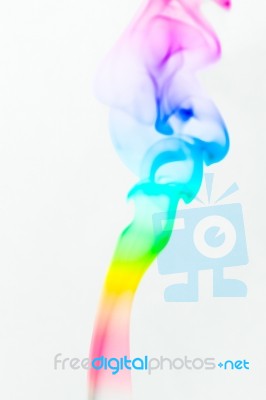 Colourful Smoke Stock Photo