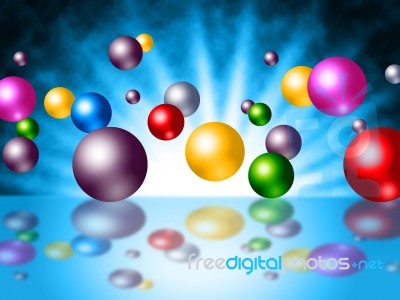 Colourful Sunrays Means Radiate Sunshine And Orb Stock Image Colourful Sunrays Means Radiate Sunshine And Orb Stock Image