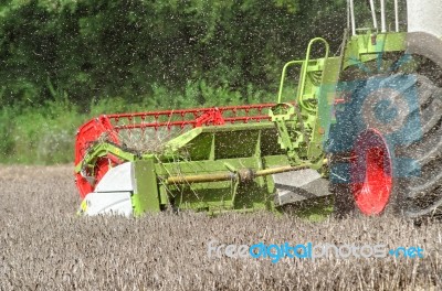 Combine Harvester Stock Photo Combine Harvester Stock Photo