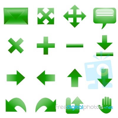 Communication Icons Stock Image