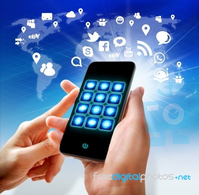 Communication Technology Stock Image