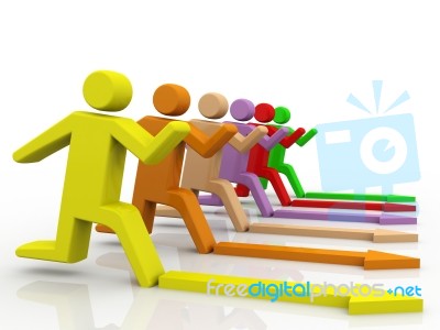 Competition Concept Stock Image