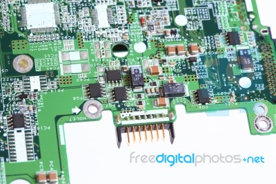 Computer Circuit Board Stock Photo