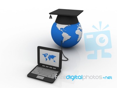 Computer Education Stock Image