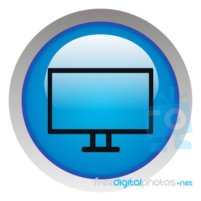 Computer Icon Stock Image