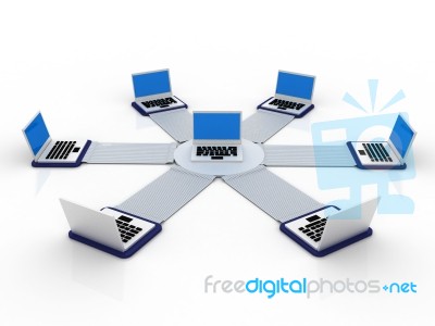 Computer Network Stock Image Computer Network Stock Image