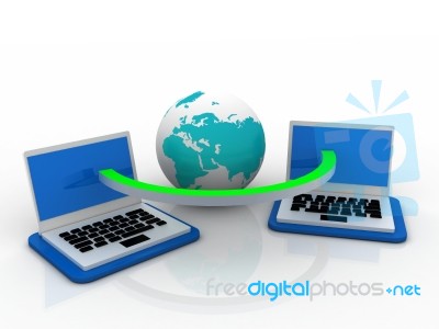 Computer Network Stock Image