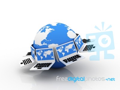 Computer Network Stock Image