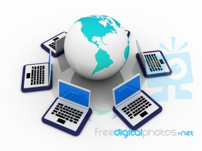  Computer Network Stock Image