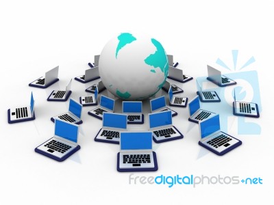 Computer Network Stock Image