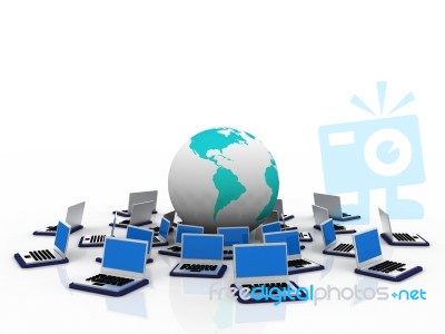  Computer Network Stock Image