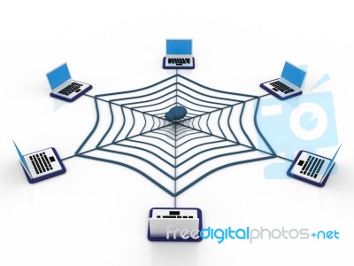 Computer Network Stock Image