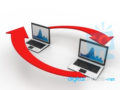 Computer Network Stock Image