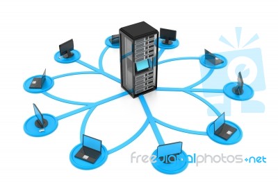 Computer Network Stock Image